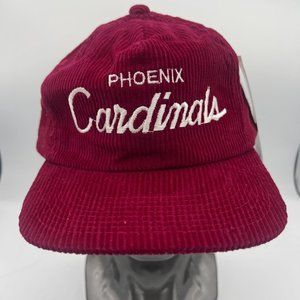 VTG NWT Arizona Cardinals Script Corduroy Hat Pro Line Sports Specialties